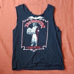 Cut up Tormentor tank top black metal shirt